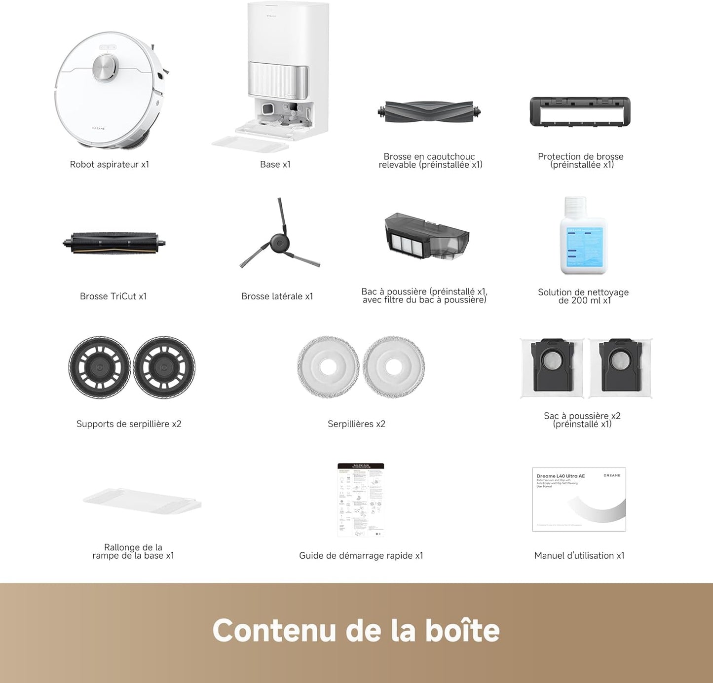 Dreame L40 Ultra AE – Robot aspirateur laveur intelligent