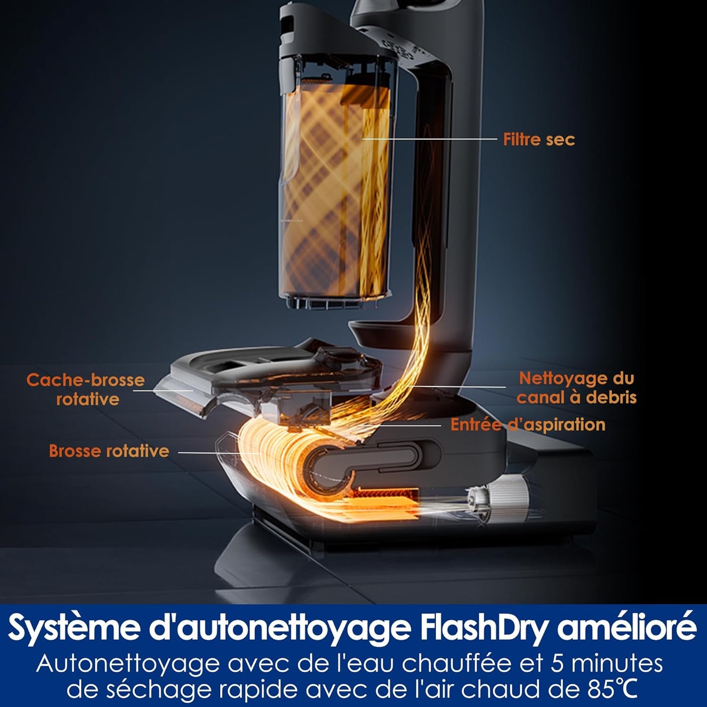 Tineco Floor One Switch S7 Stretch – Aspirateur laveur sans fil 5-en-1