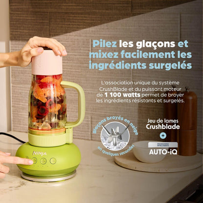 Ninja BlendBoss Blender avec mug portatif.