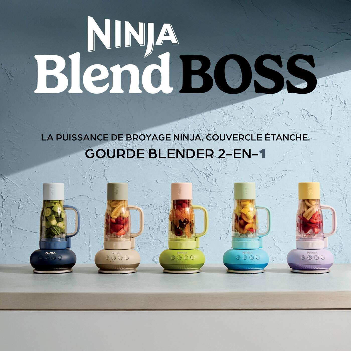 Ninja BlendBoss Blender avec mug portatif.
