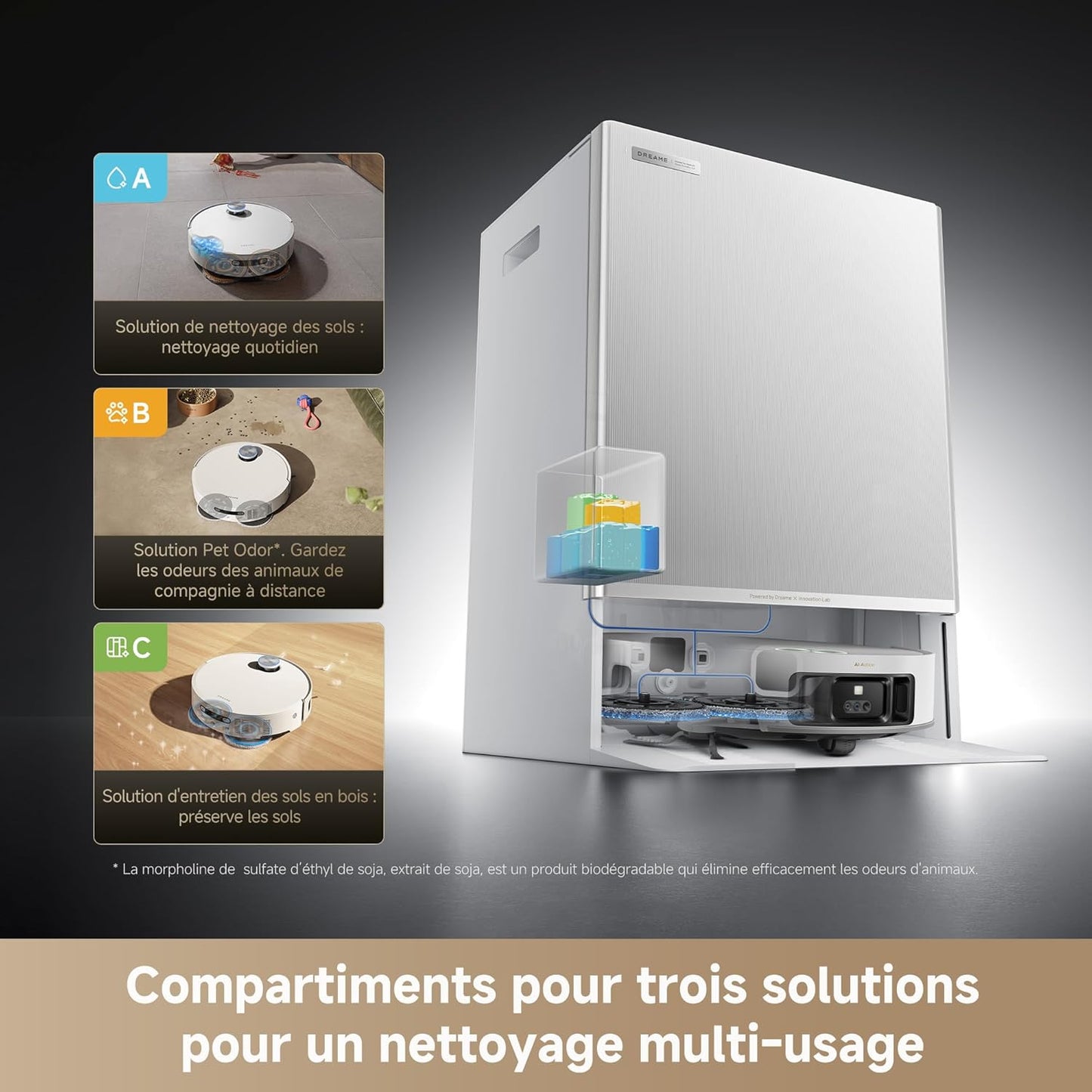 Dreame Matrix10 Ultra Robot Aspirateur Laveur