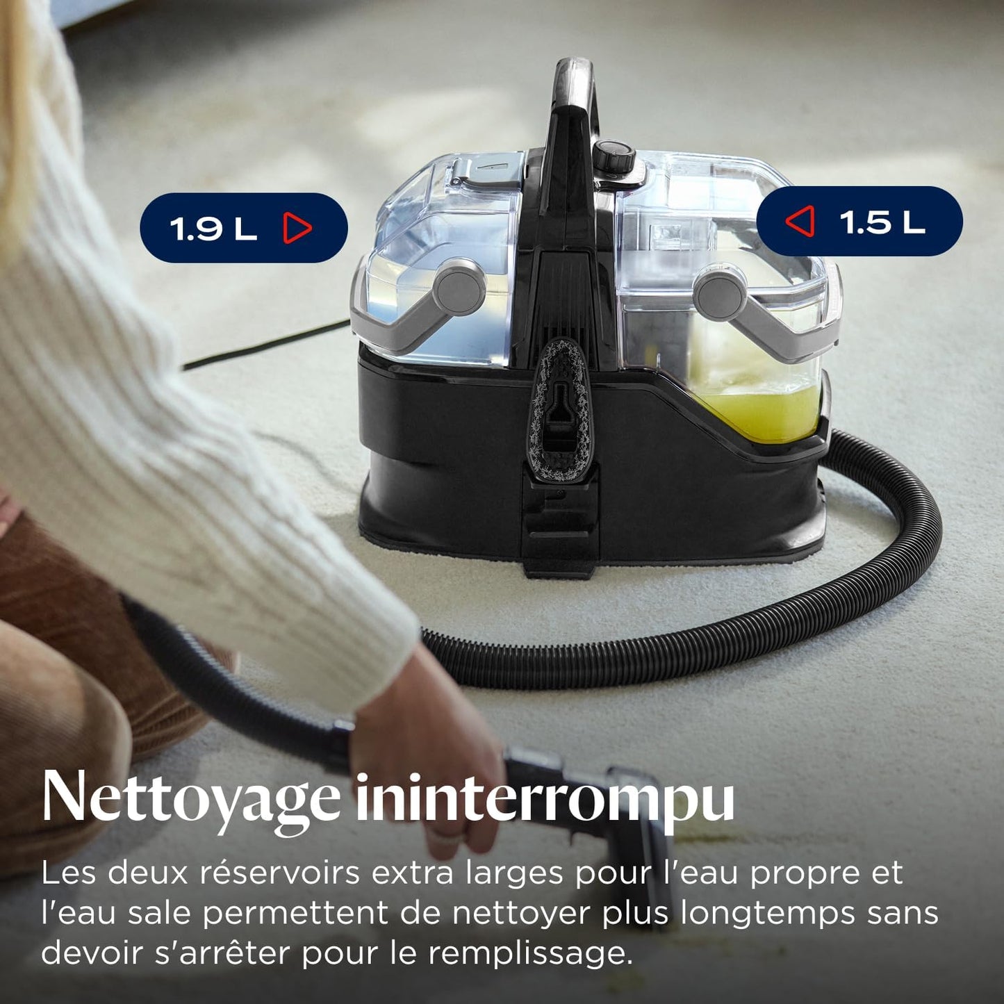Nettoyeur vapeur BISSELL SpotClean HydroSteam.
