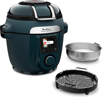 Moulinex Cookeo Infinity, Air fryer + multicuiseur sous pression, Mélange automatique, 19 programmes
