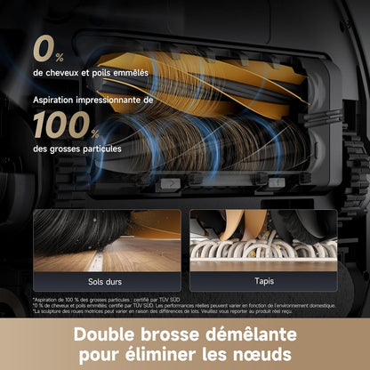 Dreame Aqua10 Roller – Aspirateur robot avec lavage AquaRoll et vidage automatique