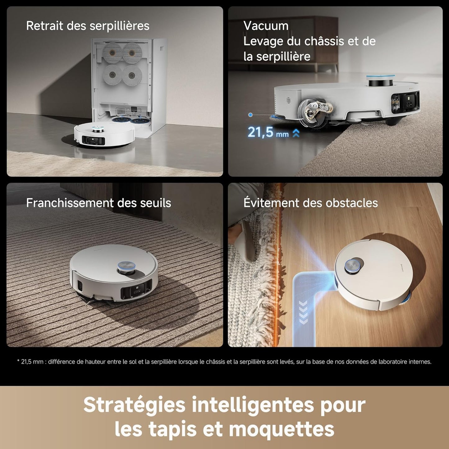 Dreame Matrix10 Ultra Robot Aspirateur Laveur