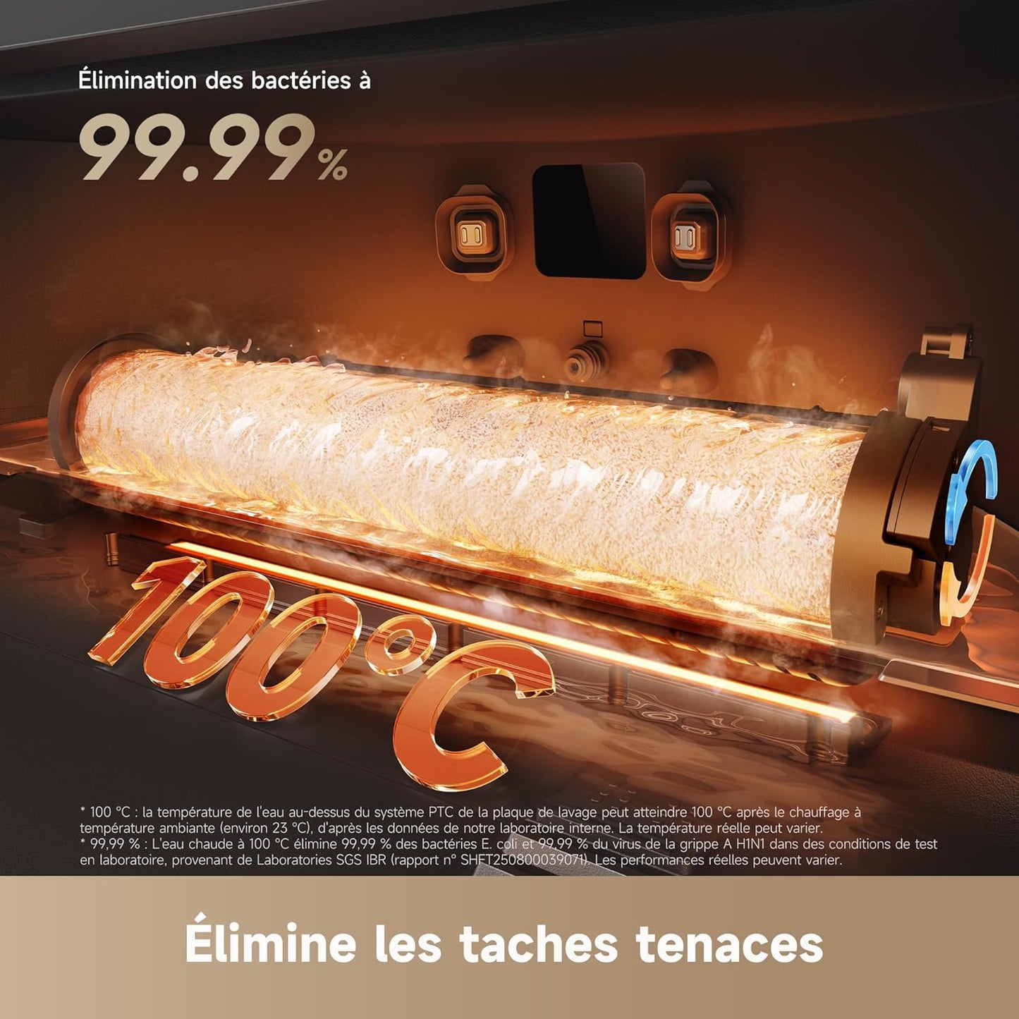 Dreame Aqua10 Roller – Aspirateur robot avec lavage AquaRoll et vidage automatique