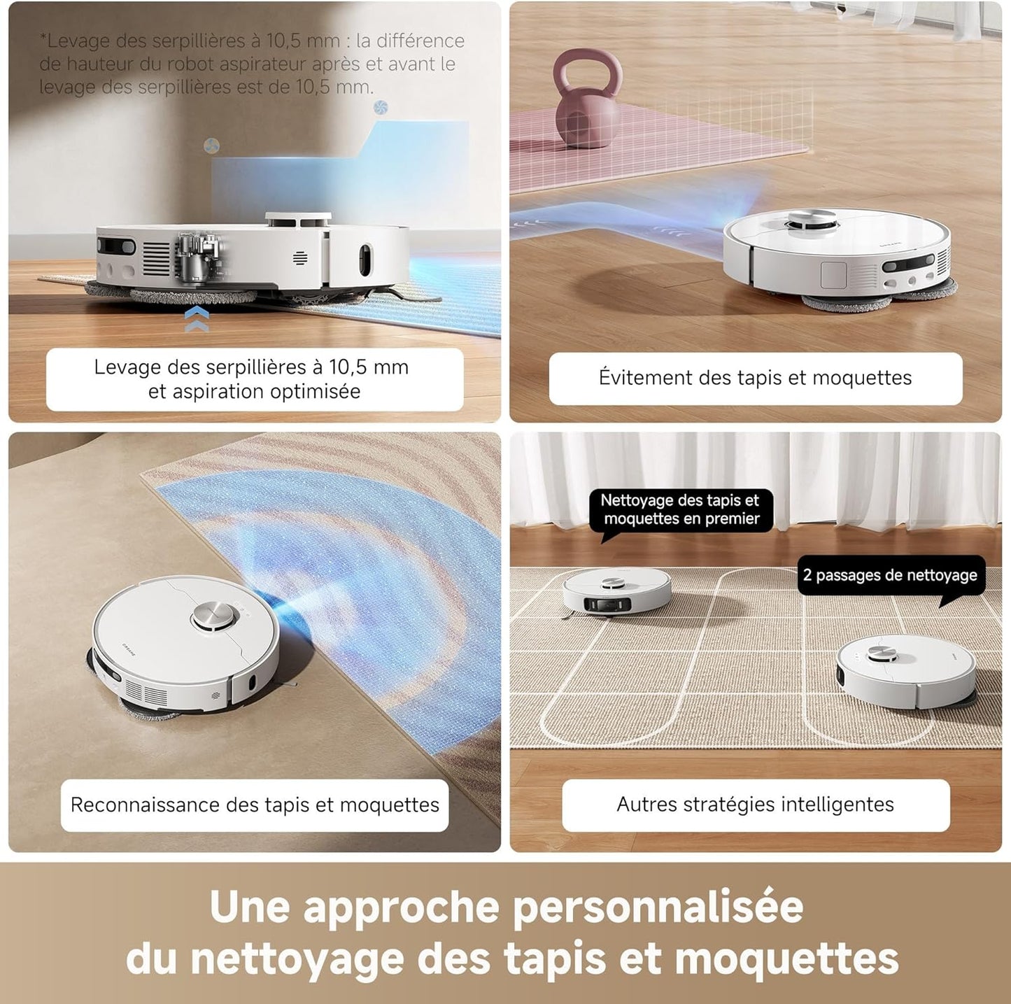 Dreame L40 Ultra AE – Robot aspirateur laveur intelligent