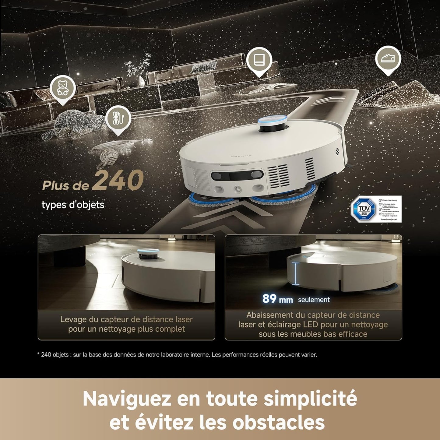 Dreame Matrix10 Ultra Robot Aspirateur Laveur