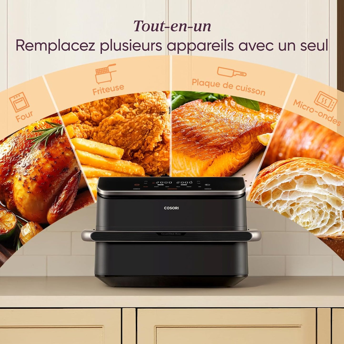 مقلاة هوائية COSORI Twinfry سعة 10 لترات