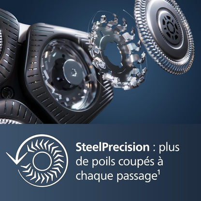 Philips Series 5000 S5887/13 – Rasoir électrique Wet & Dry