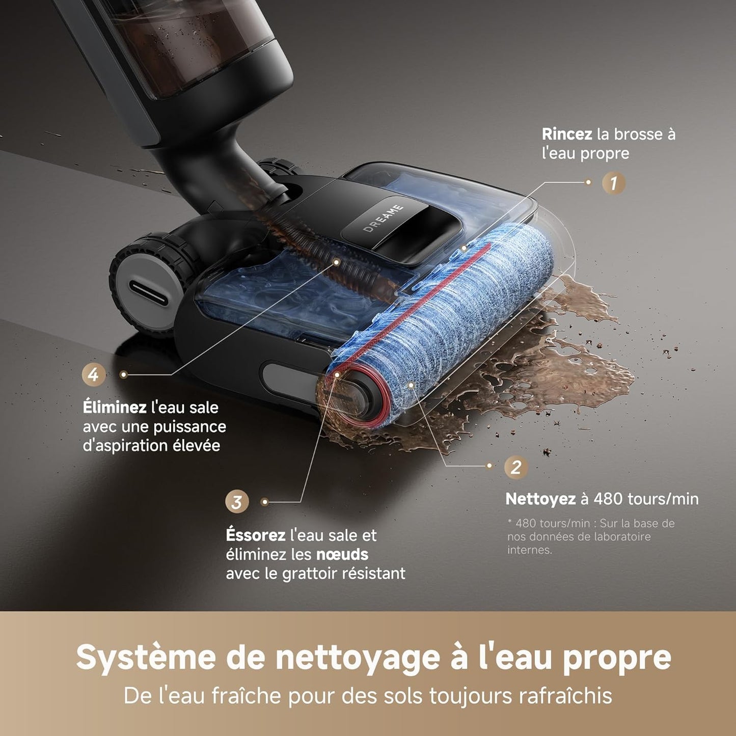 Dreame H15 Pro – Aspirateur laveur intelligent nouvelle génération