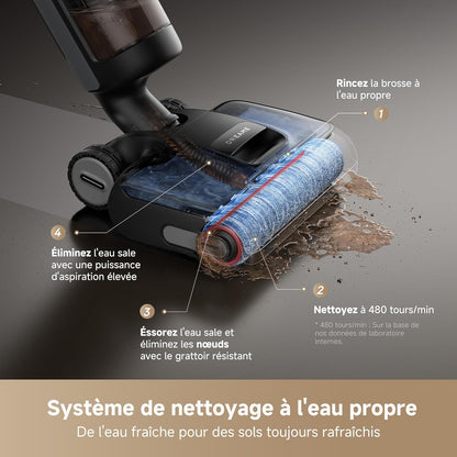 Dreame H15 Pro – Aspirateur laveur intelligent nouvelle génération