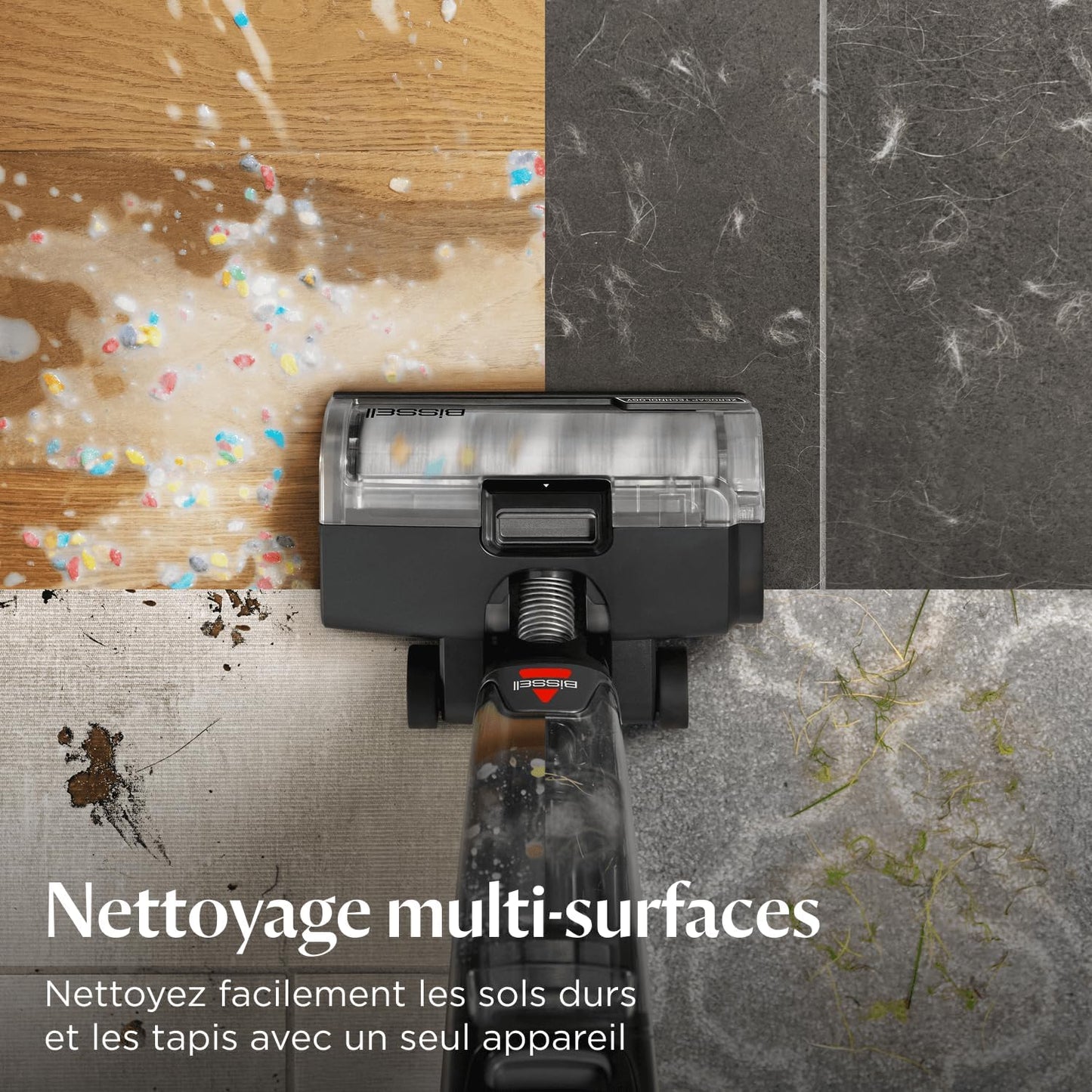 Aspirateur Balai Laveur sans Fil , Bissell CrossWave OmniForce Edge.