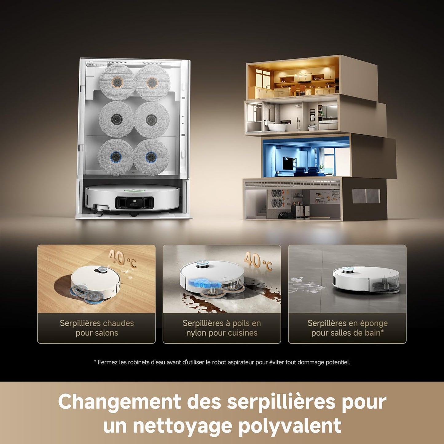 Dreame Matrix10 Ultra Robot Aspirateur Laveur