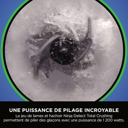 Ninja Detect Power Blender Processor Pro 3-en-1 – Mixeur 1200 W, couleur Stone Gold