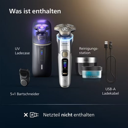 Philips i9000 Prestige Ultra XP9402/31 Rasoir électrique 100 % étanche avec SkinIQ Pro