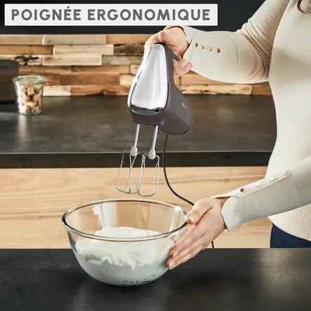 Batteur Électrique Moulinex Powermix Silence –  600 W, Argent