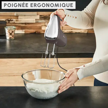 Batteur Électrique Moulinex Powermix Silence –  600 W, Argent