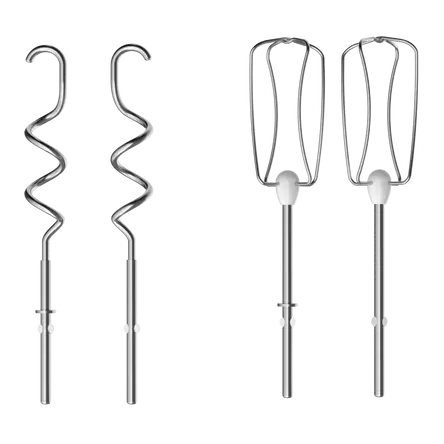 Batteur Électrique Moulinex Powermix Silence –  600 W, Argent