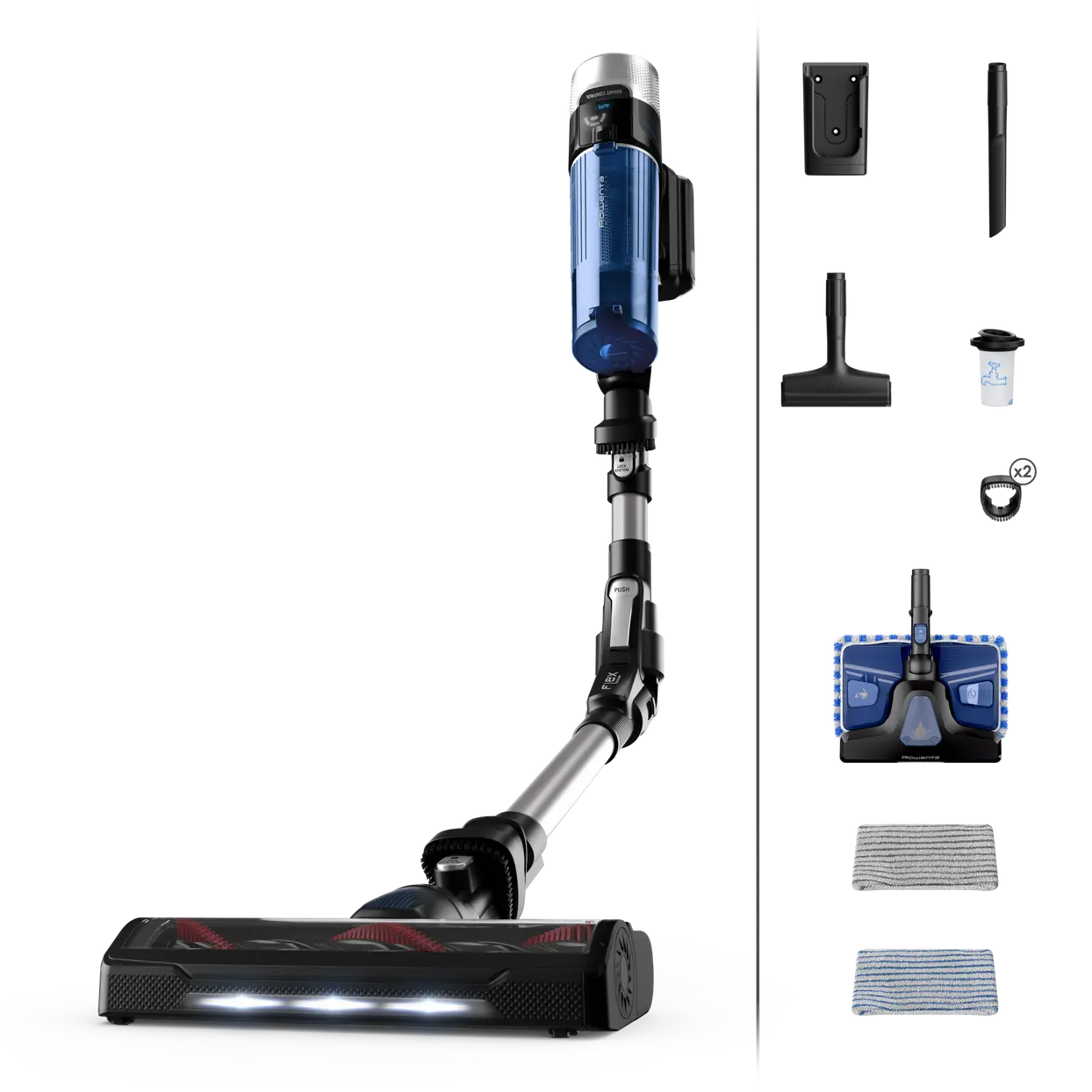X-Force FleX 9.60, Aspirateur balai laveur sans fil, Multifonction, Modèle Aqua
