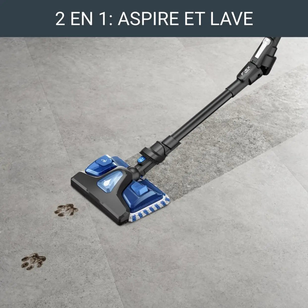 X-Force FleX 9.60, Aspirateur balai laveur sans fil, Multifonction, Modèle Aqua