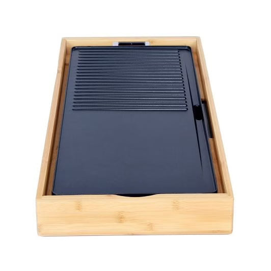 Plancha électrique Bambou COSYLIFE  67 x 30 cm, 2200 W
