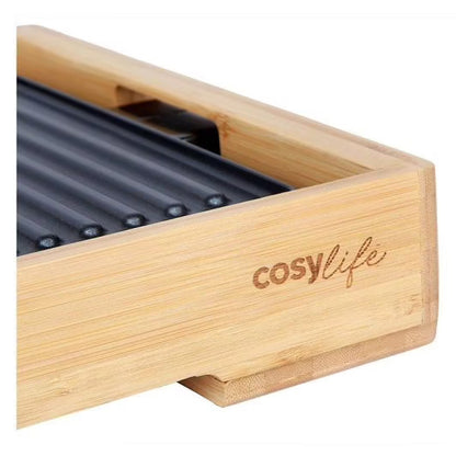 Plancha électrique Bambou COSYLIFE  67 x 30 cm, 2200 W