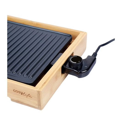 Plancha électrique Bambou COSYLIFE  67 x 30 cm, 2200 W