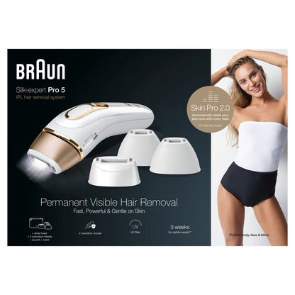 Braun Silk-expert Pro 5 PL5382 IPL – جهاز إزالة الشعر بالضوء النبضي