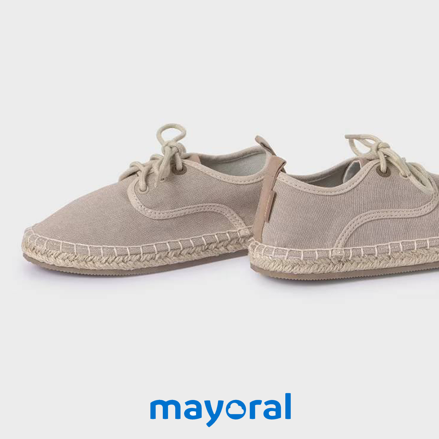Espadrilles MAYORAL à lacets garçon beige