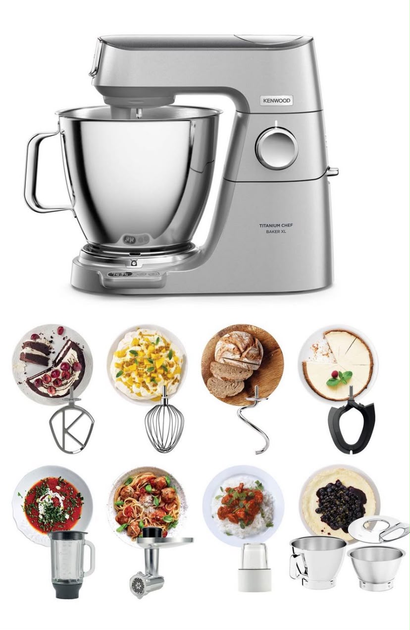 Kenwood Titanium Chef Baker XL (Modèle KVL85.344SI)