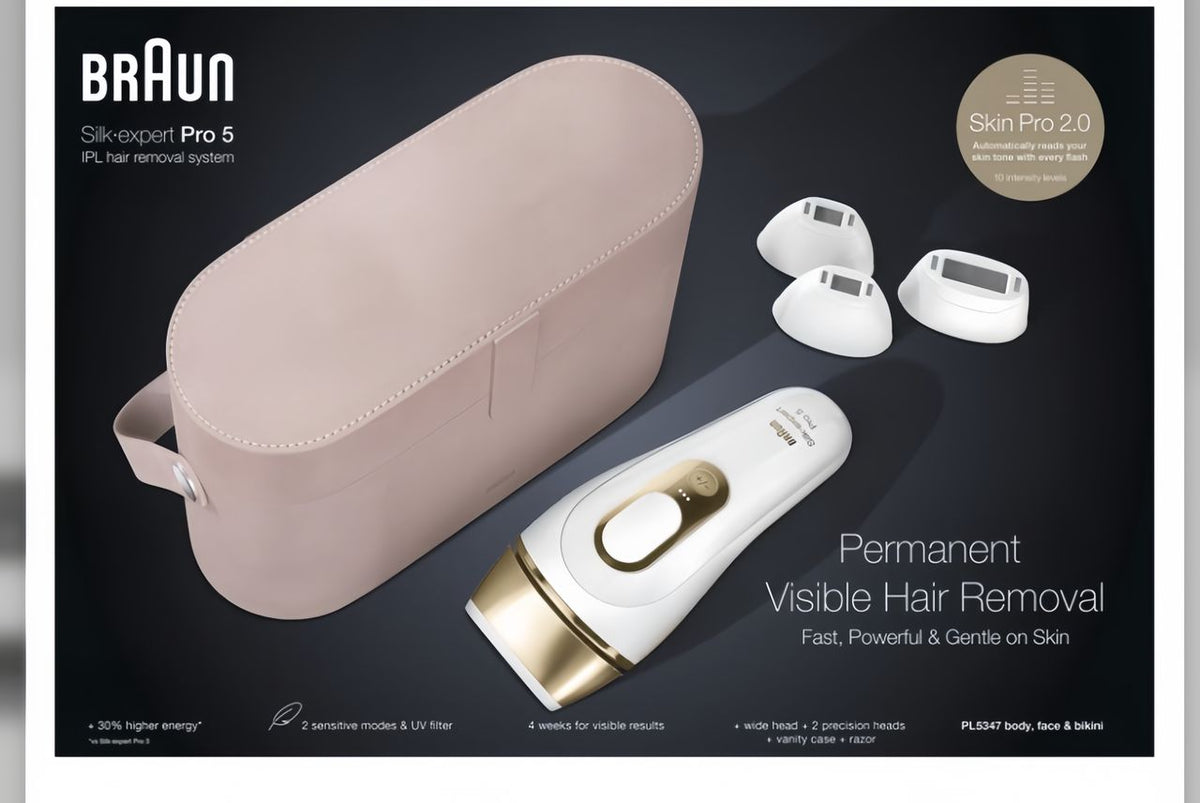 Braun Silk-expert Pro 5 – Épilateur à Lumière Pulsée (IPL)
