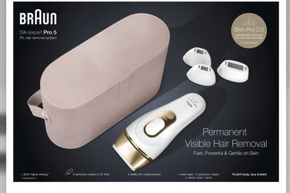 Braun Silk-expert Pro 5 – Épilateur à Lumière Pulsée (IPL)