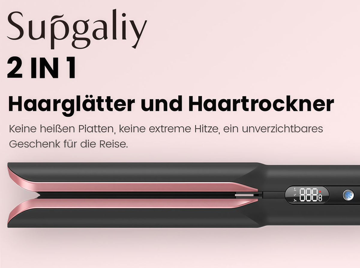 Lisseur et Sécheur Intelligent avec Écran HD LCD