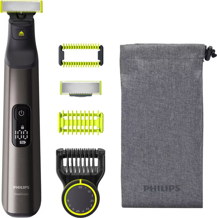 Philips OneBlade Pro Visage + Corps – QP6550/16 – Chromé