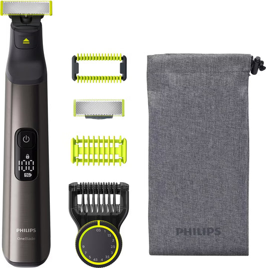 Philips OneBlade Pro Visage + Corps – QP6550/16 – Chromé