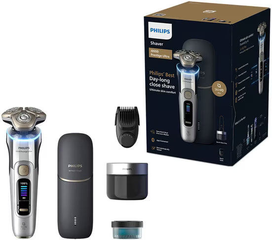 Philips i9000 Prestige Ultra XP9402/31 Rasoir électrique 100 % étanche avec SkinIQ Pro