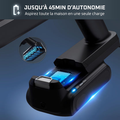 Rowenta X-Pert 7.60 Aspirateur Balai sans fil, Ultra Léger, Puissant 140W.