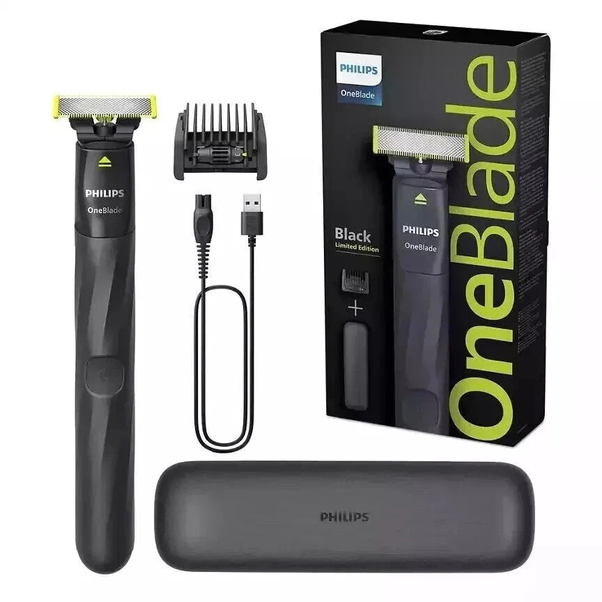 Philips OneBlade / One Blade Black Limited Edition & Travel Case NEW
