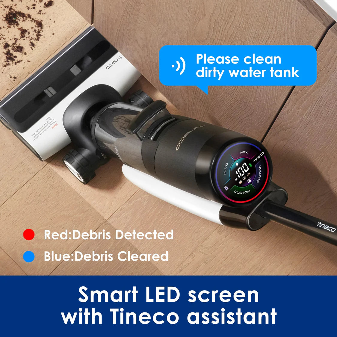 Tineco FLOOR ONE S7 FlashDry Smart Aspirateur laveur Sec et Humide