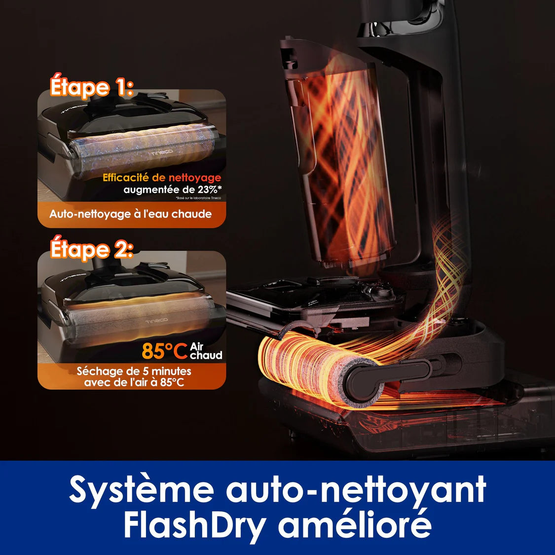 Aspirateur Tineco Floor ONE S7 Stretch Sec et Humide