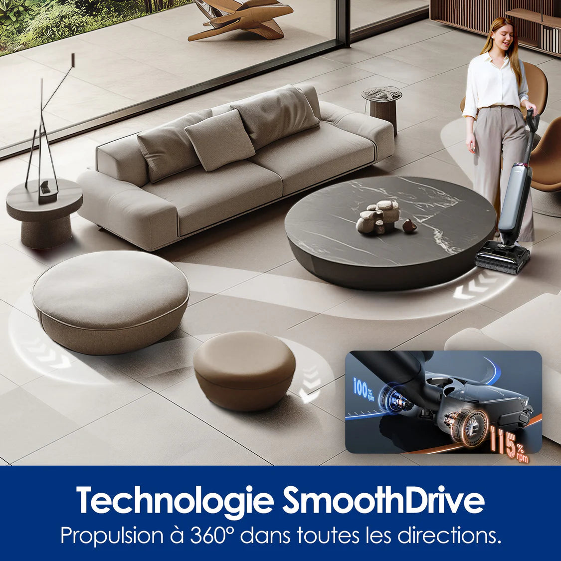 Tineco Floor One S9 Artist Steam Pro Aspirateur Laveur