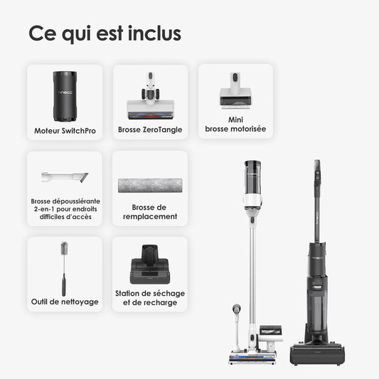 Aspirateur Tineco S7 switch
