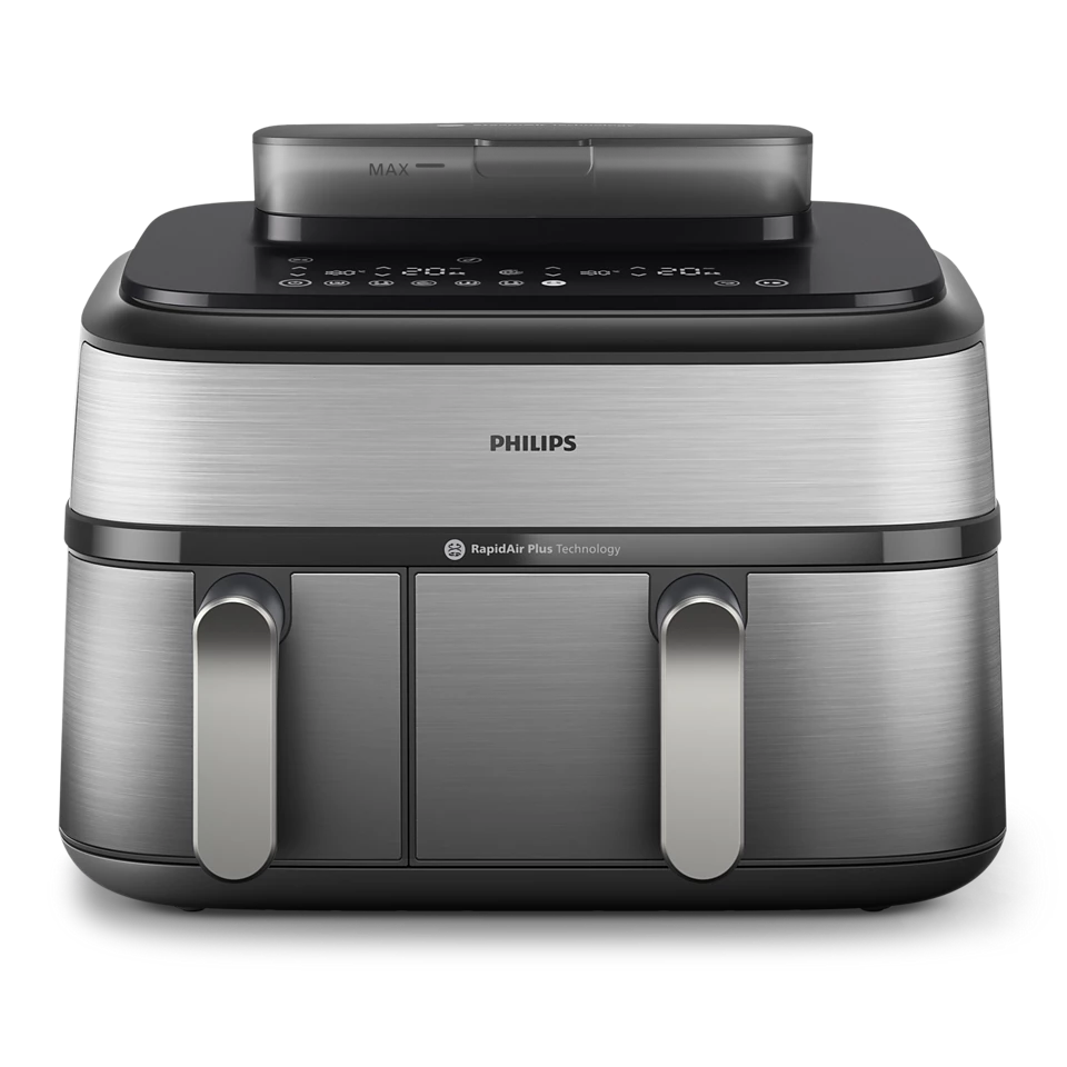 Philips Airfryer Série 5000 – Air Fryer double panier 9 L avec cuisson vapeur