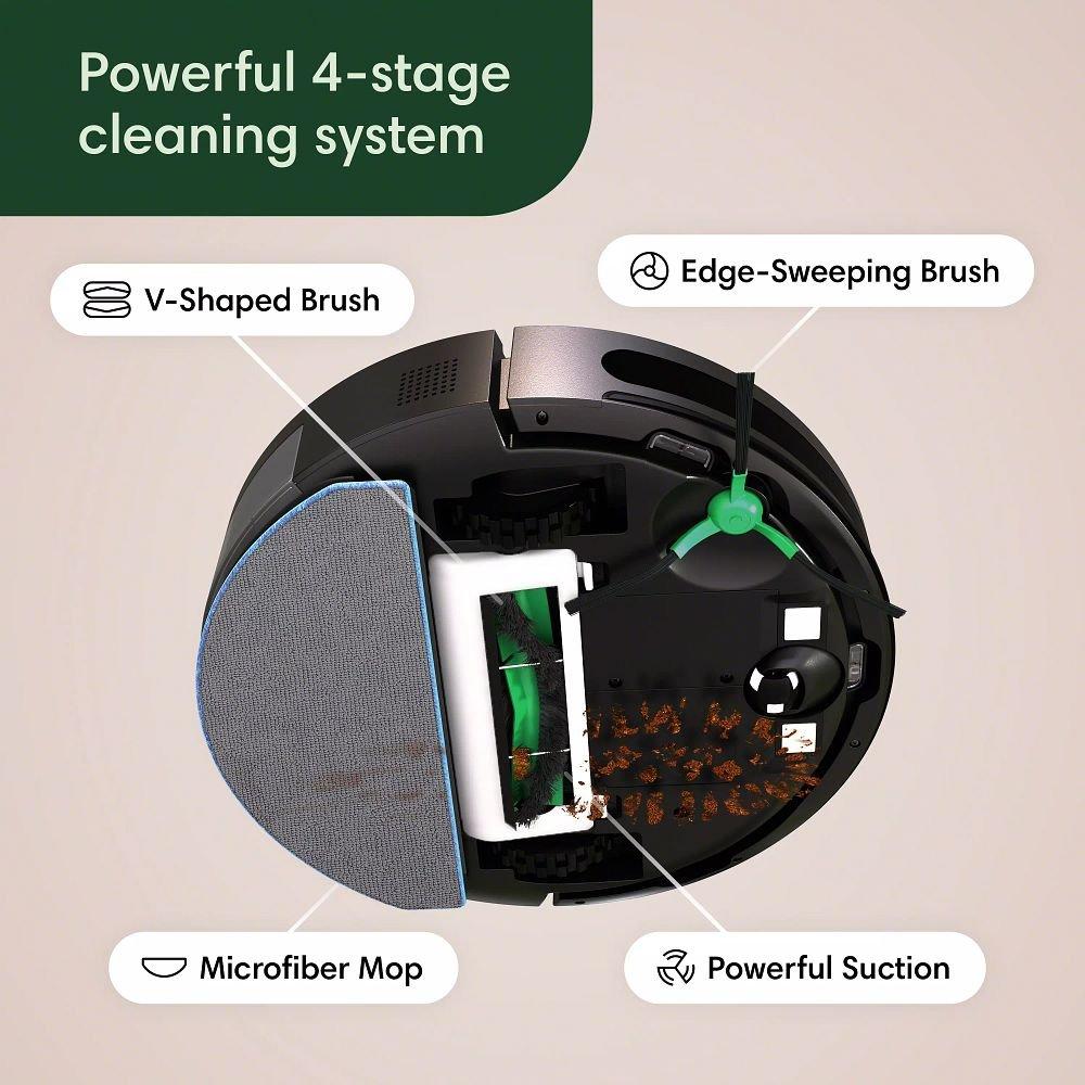مكنسة كهربائية روبوتية iRobot Roomba Combo للتنظيف الرطب والجاف